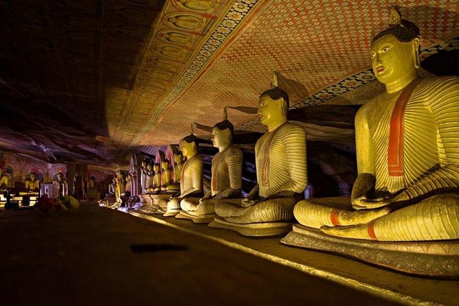 Dambulla & Sigiriya Day Tour from Colombo / Negombo with Lunch - Stop 1: Golden Temple of Dambulla and Its Cave-Temple Atmosphere